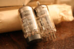 Mullard ECC81, 12AT7, CV455 D GETTER (HORSE HOE) SUPERB TUBES