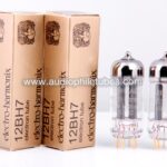 MATHED PAIR 12BH7 EH GOLD PIN ELECTRO HARMONIX