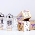 MATCHED PAIR TUNG SOL ECC803S - 12AX7 GOLD PINS