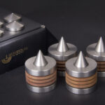 Vibration Tuning Feet Spike Wood Steel Hybrid Audiophile