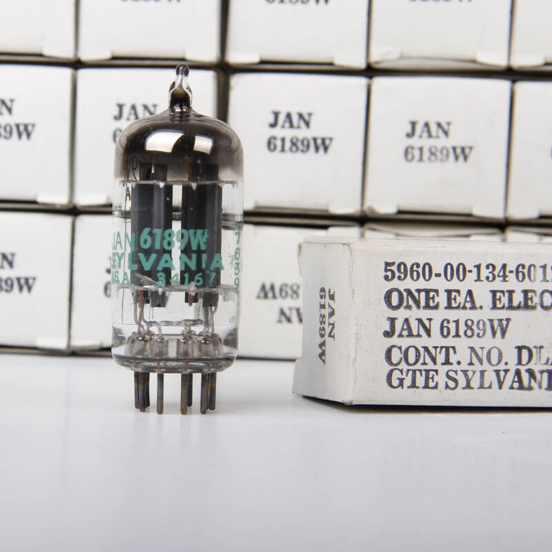 Tube Sylvania 6189W (ECC82/12AU7) - NOS Neuf Sous Boîte, Pour Ampli Audio