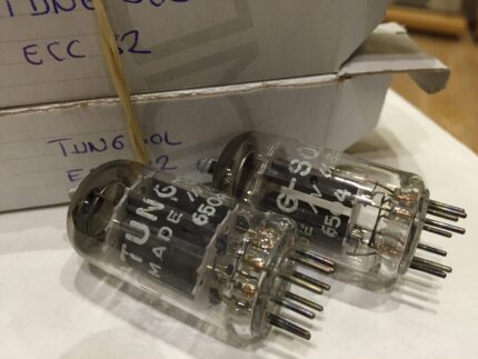 TUNG SOL 12AU7 - ECC82 - 6189 MATCHED PAIR NOS TUBES