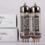 Valvo E80L - Gold Pin - One Pair Tubes