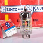 HEINTZ AND KAUFMAN 12AT7 WA, ECC81 MATCHED PAIR D Getter, Triple Mica tubes