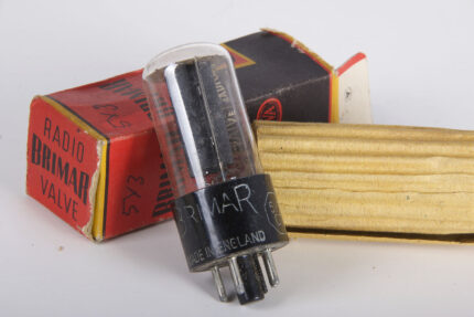 BRIMAR 5Y3-GT Black Plate Nos Tube