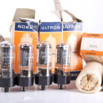 ULTRON 6L6G UNUSED MATCHED QUAD NOS VACUUM GERMANY TUBES