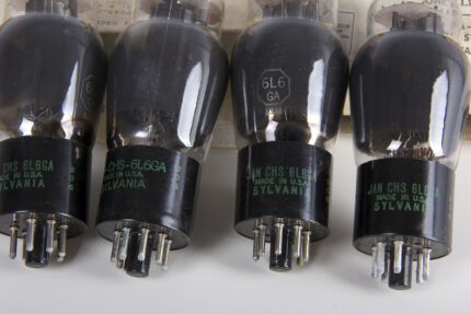 Sylvania JAN CHS 6L6GA 6L6 GA MATCHED QUAD NOS/NIB Amplitrex Tested