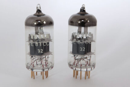 TESLA E83CC - FRAME GRID NOS TUBES - MATCHED PAIR - TELEFUNKEN ECC803S