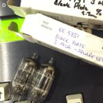 GE 5751 - Black Plate 3 Mica 12AX7A - ECC83 - TESTED ON AMPLITREX