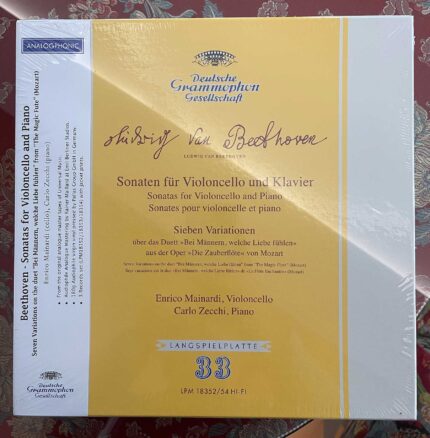 Enrico Mainardi Beethoven - Sonatas For Violoncello And Piano 180g Import 3LP Box Set