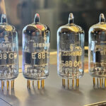 Matched Quad SIEMENS E88CC GOLD PIN - Perfect Macthed and Balanced Sections