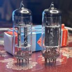 MATCHED PAIR TELEFUNKEN 6463 E86CC ECC86 TUBES