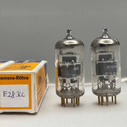 SIEMES E283CC Gold Pins Matched Pair - ECC803S - 12AX7(different pin out)