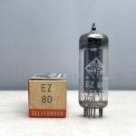 EZ80 6V4 TELEFUNKEN ANGLE GETTER RECTIFIER TUBE